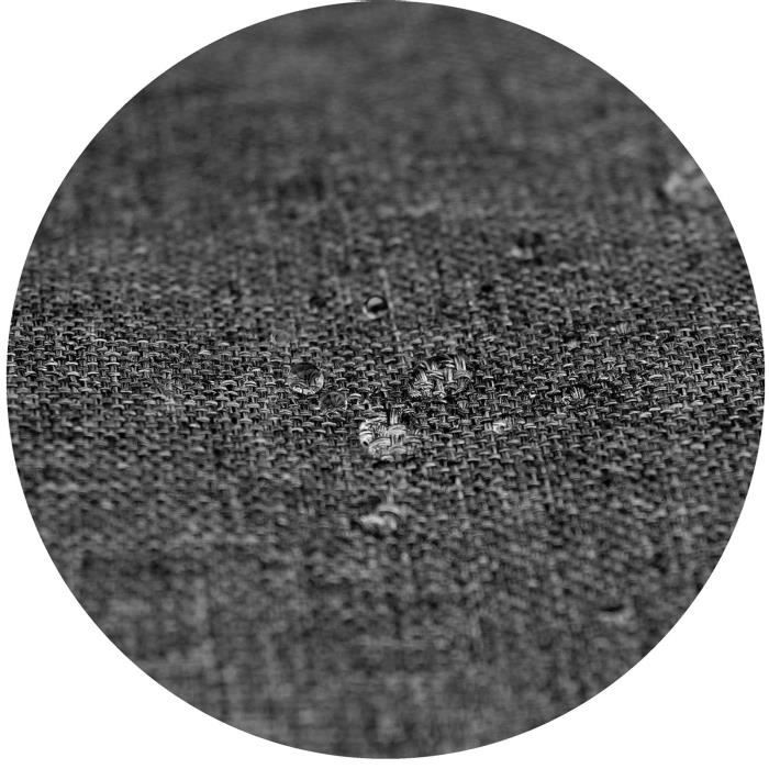 Panier pour chien - superkissen24 - lit apaisant - taille m - noir et gris - lin