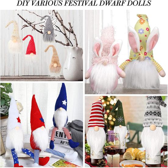 1 Roll Plush Ribbon Vintage Handmade Easy to Cut DIY Various Festival Dwarf Dolls Trimming Fabric for Scarf