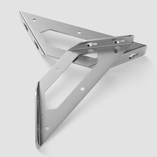 Rechtwinkliger Halterungsstützrahmen mit porösem Design Dekorative Eckwinkel Kratzfeste Oberflächenbehandlung Winkel