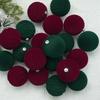 Christmas Ball Ornaments 12 Pieces Christmas Tree Ornaments 3.1 Inch Flocked Ball Decorative Pendant for Holiday Party Home