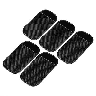 5Pcs Auto Grip Pad Nicht-Slip Klebrige Anti Rutsche Dash Handy Halter Schwarz Matte