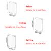 1/3/6pcs Acrylic Refrigerator Magnetic Frame Frame For 1/3/4 Inch Photo Clear Reversible Refrigerator Magnet Photo Frame Display