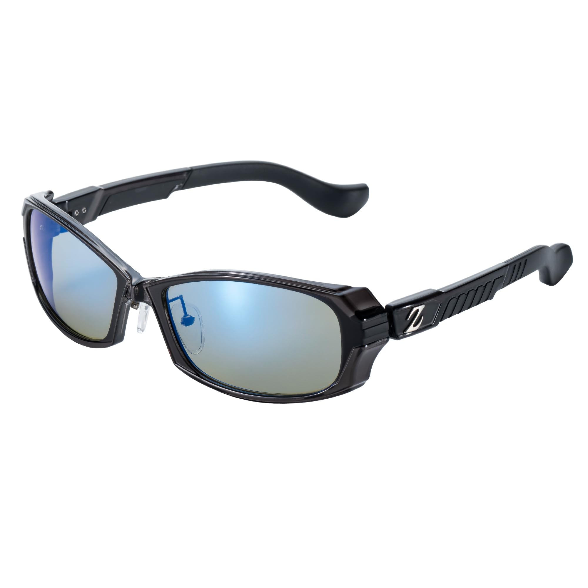 

Zeque Polarized Sunglasses DD Gloss Black with TRUEVIEW MIRROR F-2165 SPORTS/BLUE