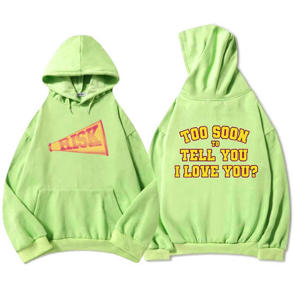 Is het te vroeg om te zeggen dat ik van je hou? Hoodies Gracie Abrams Grafische Sweatshirts Sudaderas Winter Herfst Fleece Warme Truien Mannelijk