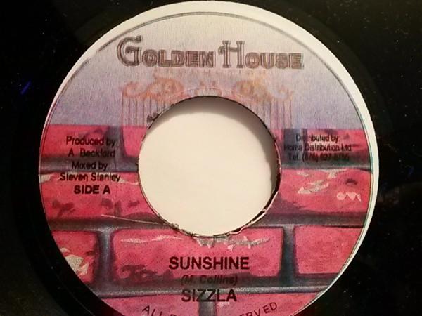 

7inch Record SIZZLA - Sunshine NONE Golden House Pr Jamaica Reggae, Ska & Dub Used