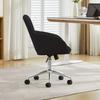 Height-Adjustable Office Swivel Chair for Home and Bedroom, Ergonomic Swivel Chair with Backrest, Suitable for Long Sitting. Black