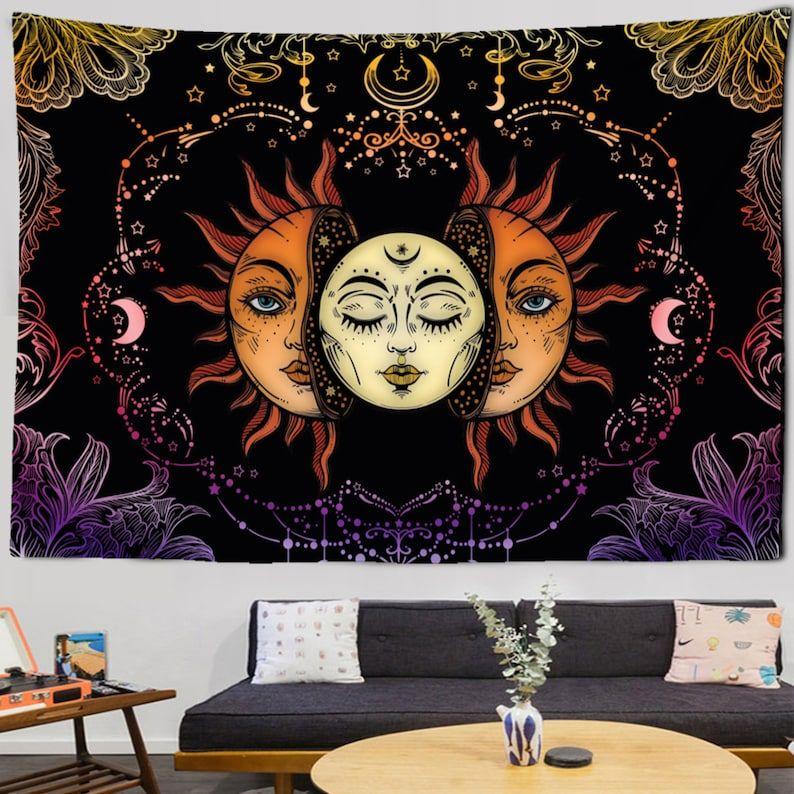 

Tarot Sun and Moon Tapestry 75x100