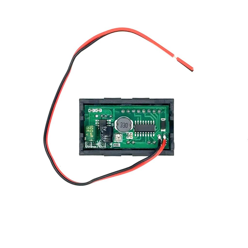 DC 12V Red Display Blue Display LED Digital Lead Acid Tester Voltmeter Mini Battery Tester Panel With Dual USB Outputs 5V2A For Car Motorcycles