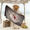 Football Players Action Beach Towel Soft Durable Quick-Dry Comfortable Lightweight