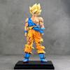 Dragon Ball Mountain and River First Super Goku Super Saiyan Statue Battle Damaged Goku Boxed Animation Figure Model