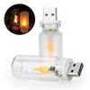 Retro USB LED Filament Nachtlicht Gelb Warm Glühbirne Beleuchtung Flamme Umgebungslicht Für Heimdeko Notbeleuchtung