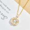 Wind Hexagram Love Necklace Female Fresh Simple Beating Heart Pendant Collarbone Chain