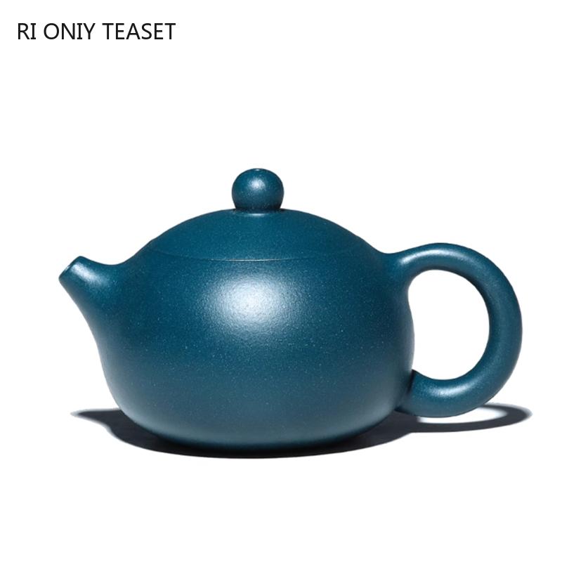 100ml Chinese Yixing Small Capacity Purple Clay Teapot Ball Hole Filter Handmade Xishi Tea Pot Zisha Kettle Teaware Tea Ceremony