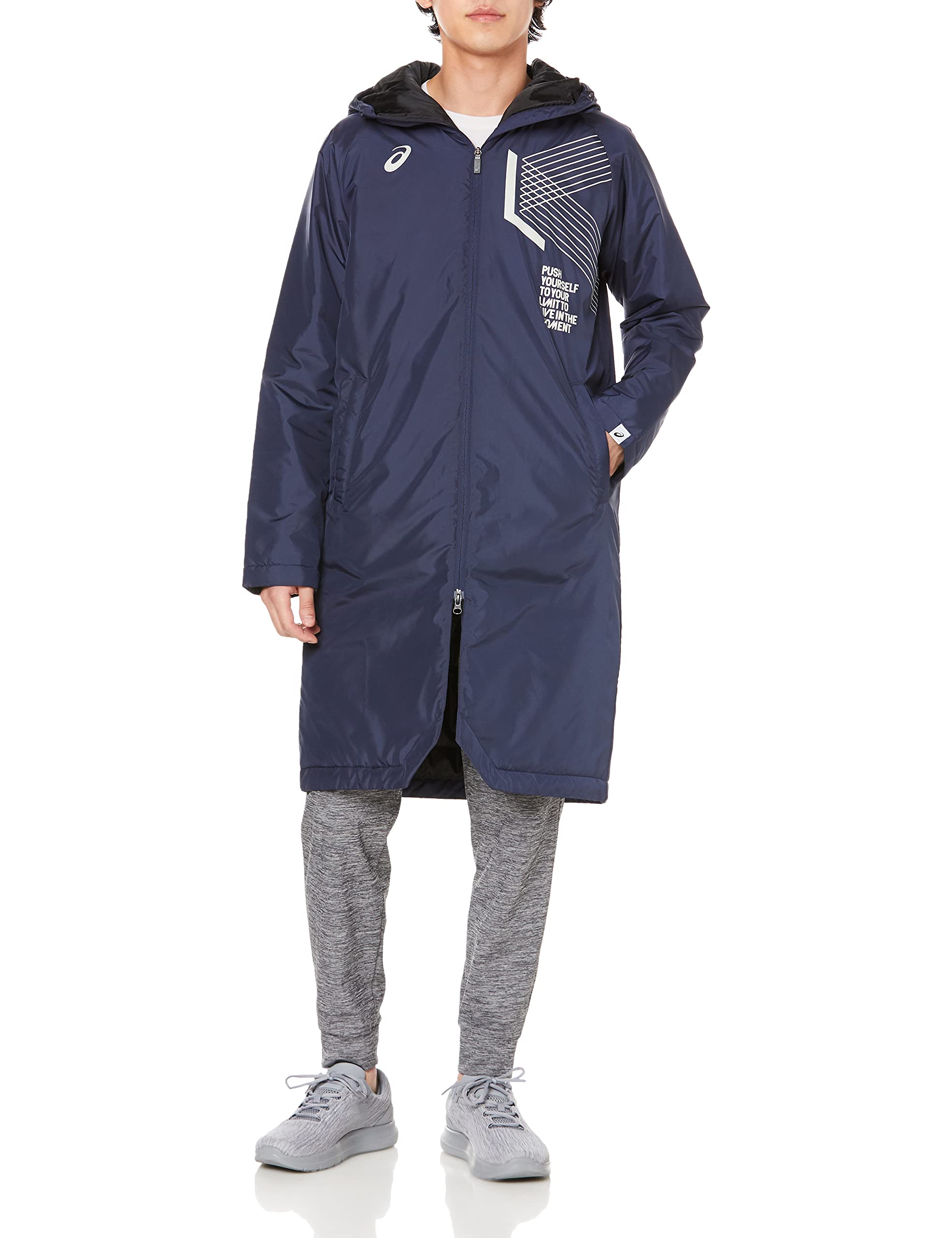 

LIMO Утепленное длинное пальто 2031D004 Тренировочная одежда [Asics] Мужское