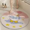 Tappetino Antiscivolo per Bagno Stanza Doccia Bagno Tappetino per Piedi WC WC Domestico Bambini e Anziani Piattaforma Antiscivolo
