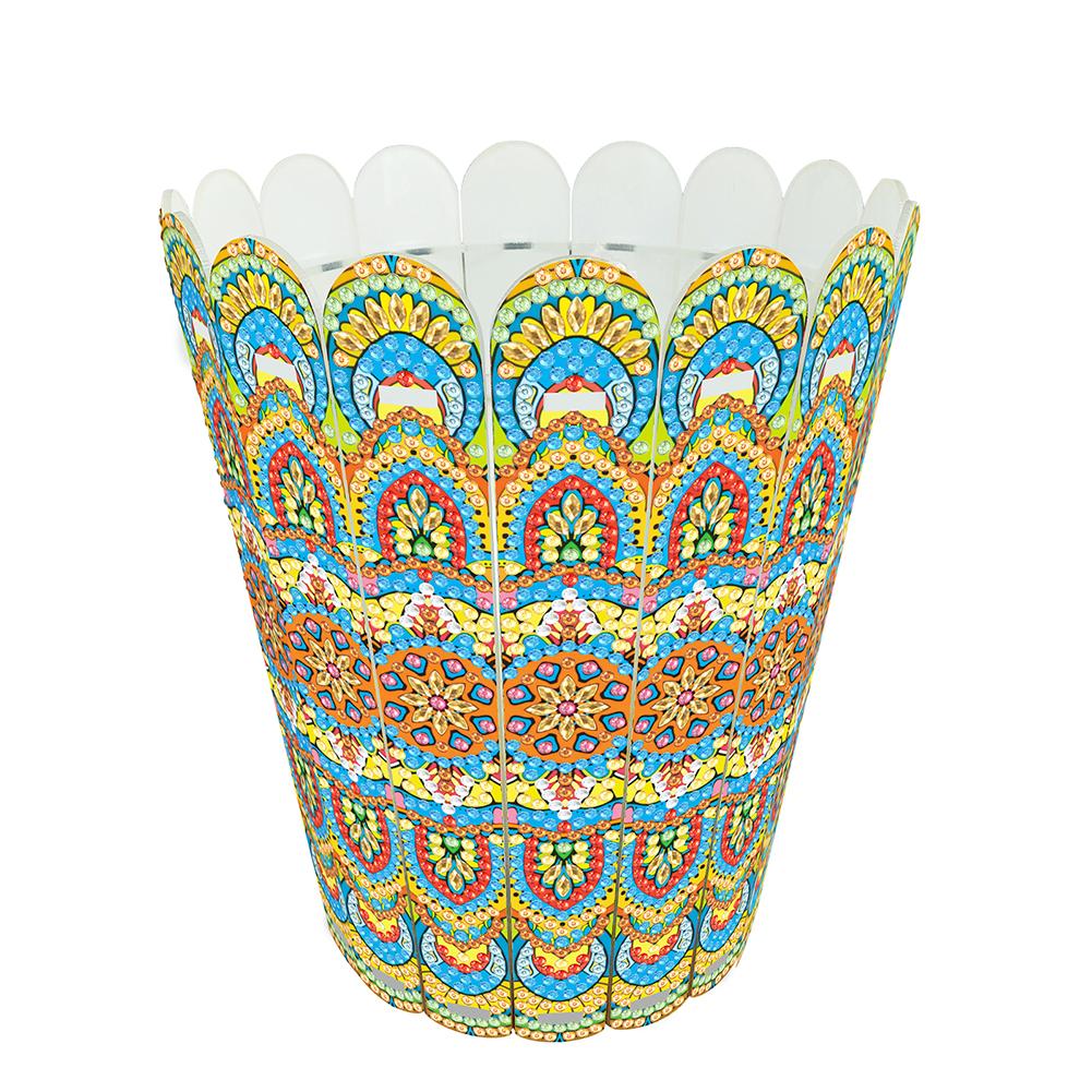 Diamond Painting Vase Aesthetic Rhinestones Desktop Ornaments Desktop Diamond Art Flower Arrangement Vase for Home Office Decor