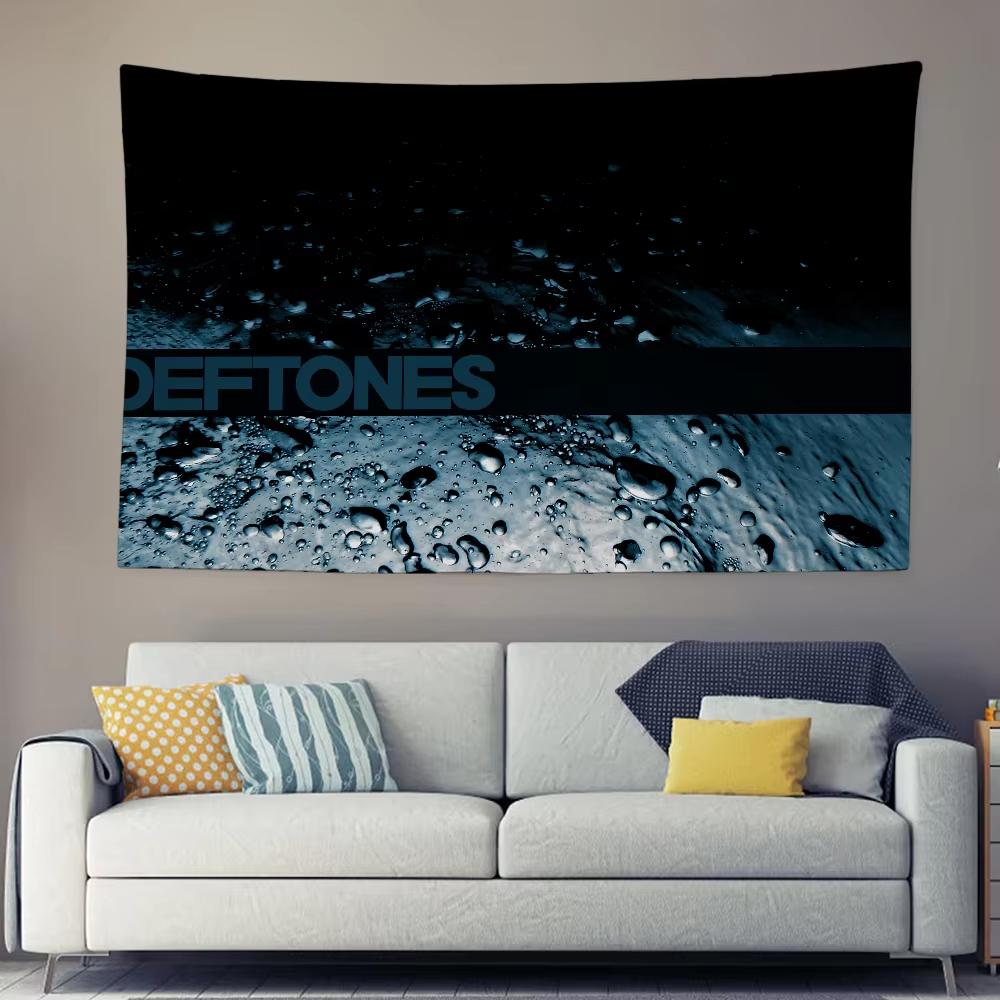 DDeftones Singer Tapestry Bedroom Dormitory Background Wall Hanging Decor for Home Party Living Room Club Festive Holiday Style