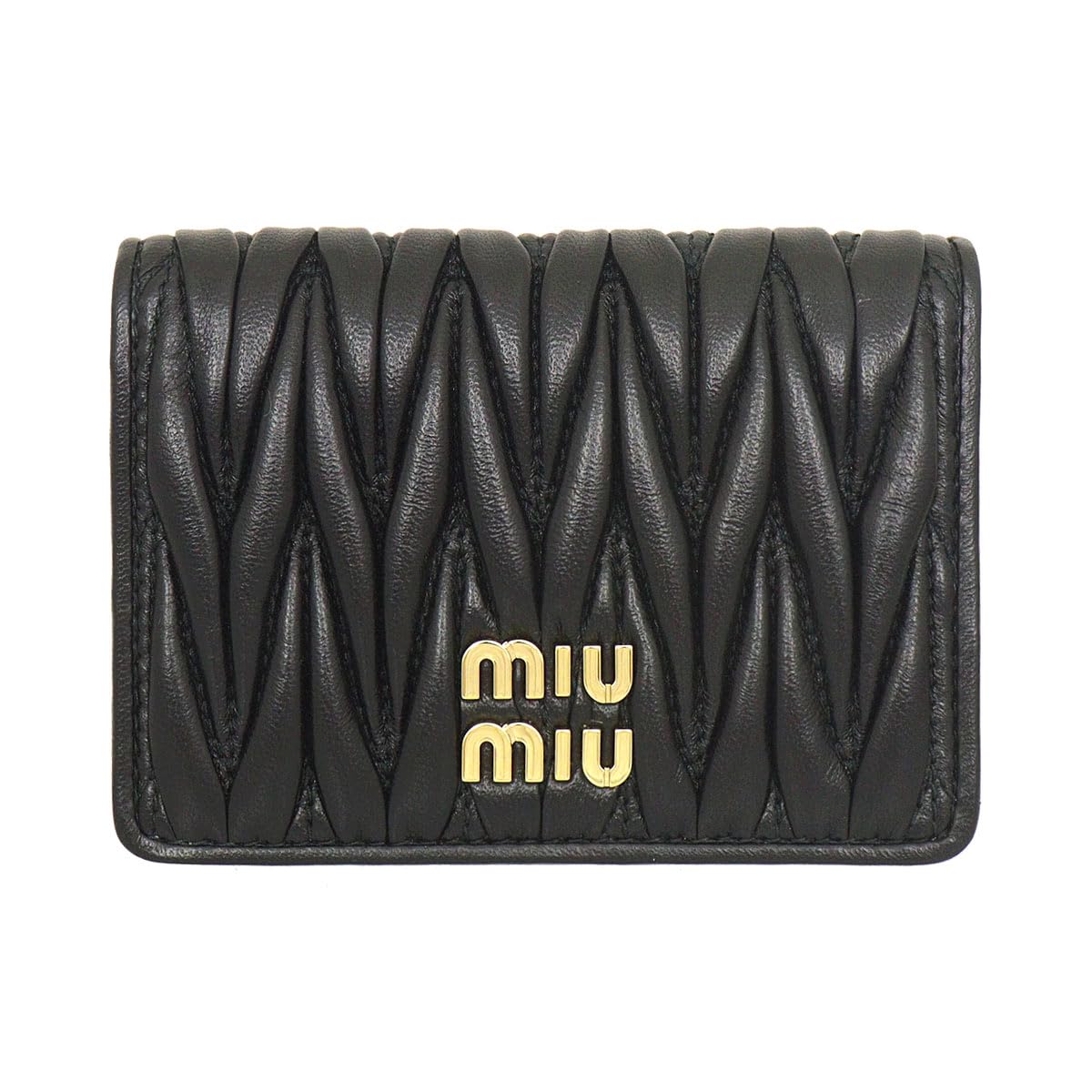 

Аксесуари 5MC103 2FPP Nero Matelasse Leather Metal Logo Card Case [Miu Miu] (картковий футляр) Жіночий [бренд] [товар]