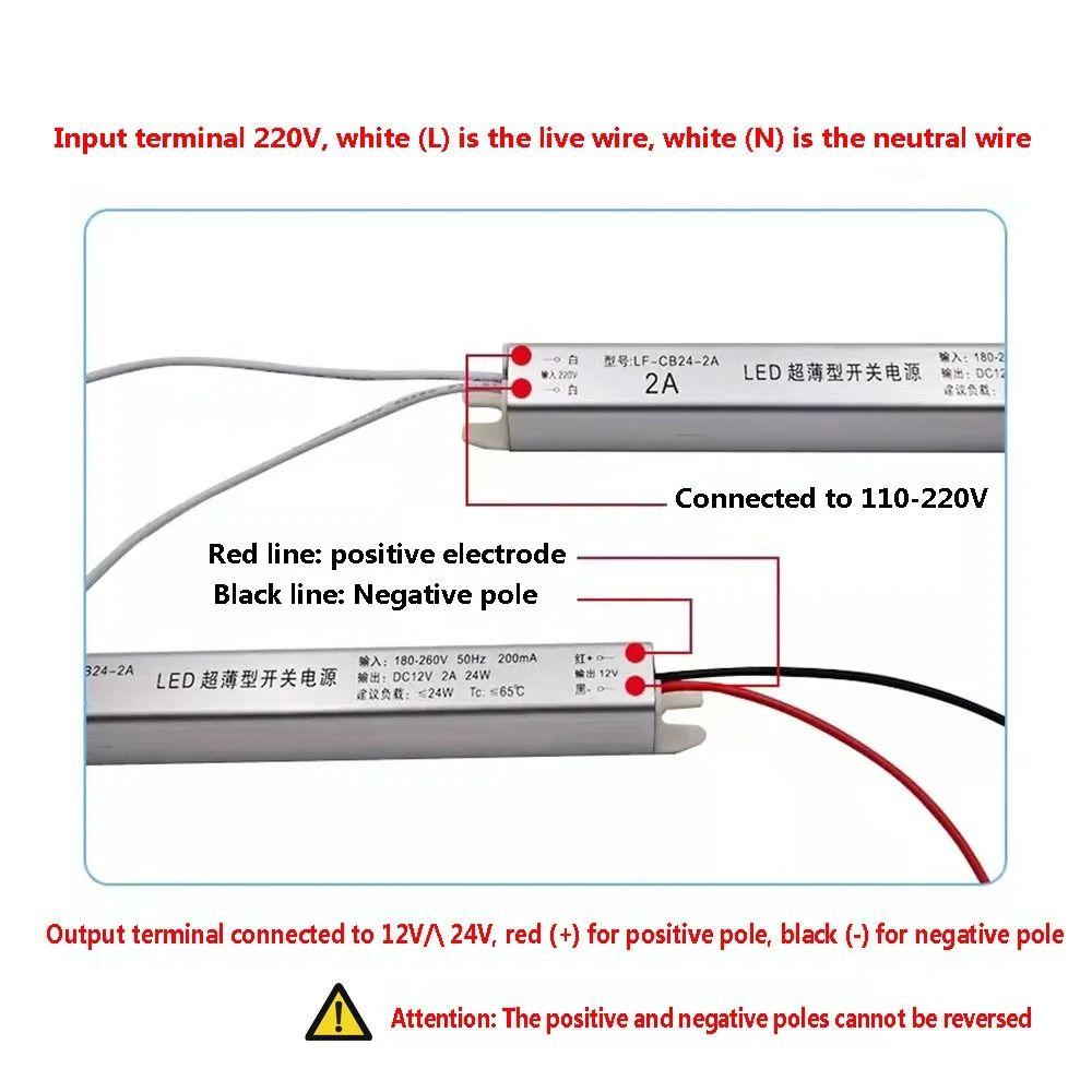 1Pcs Advertising Board Power Parts Switching LED Driver  For LED Light Strip Lamp