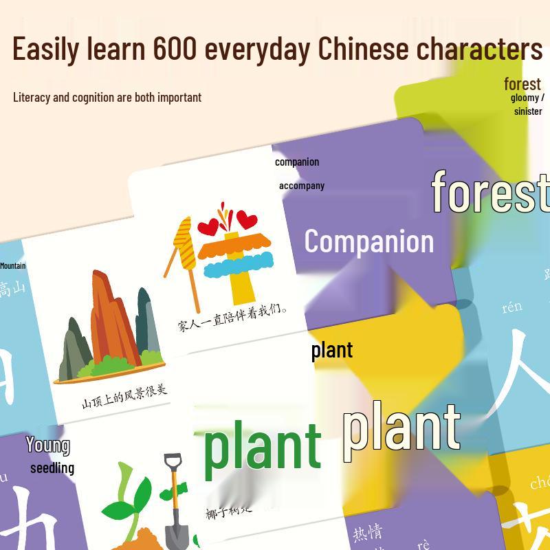 Early Education Flashcards: Kindergarten Literacy & Picture Word Recognition