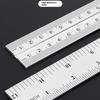Stainless Steel 90/45 Degree Ruler High Precision Adjustable Combination Square Ruler Multi-Angle Measuring Tool for Woodworking