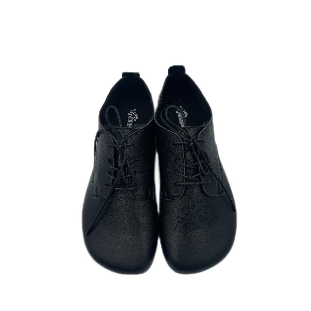 Sprinng Autumn Barefoot Genuine Leather Women Sneaker With Zero Drop Flat Soft Sole Wider Toe Box Light Weight