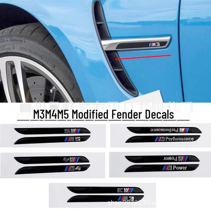 BMW M Seitenemblem Aluminium-Aufkleber für 3er & 5er Serie