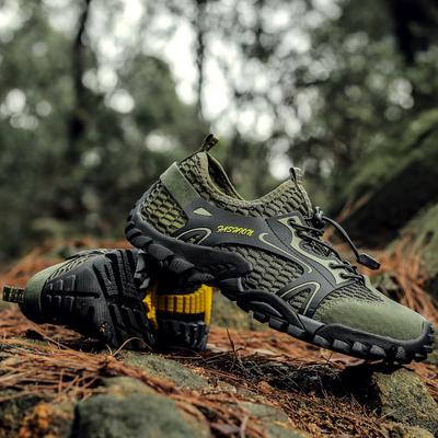 Fashion Casual Shoes for Men Sneakers Breathable Hiking Shoes Mesh Sport Shoes Outdoor Climbing Quickdry Water Shoes for Men Plus Size