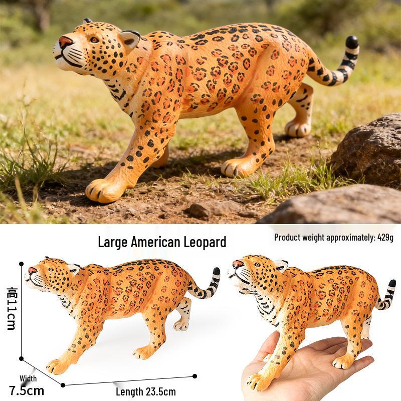 Cross-Border Christmas Wildlife Toy Set: White-tailed & Sika Deer Static Model