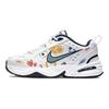 Nike Air Monarch 4 Slip Resistant Abrasion Resistant Support Low Top Chunky Sneakers Unisex Blue White 415445-102(Team10-)
