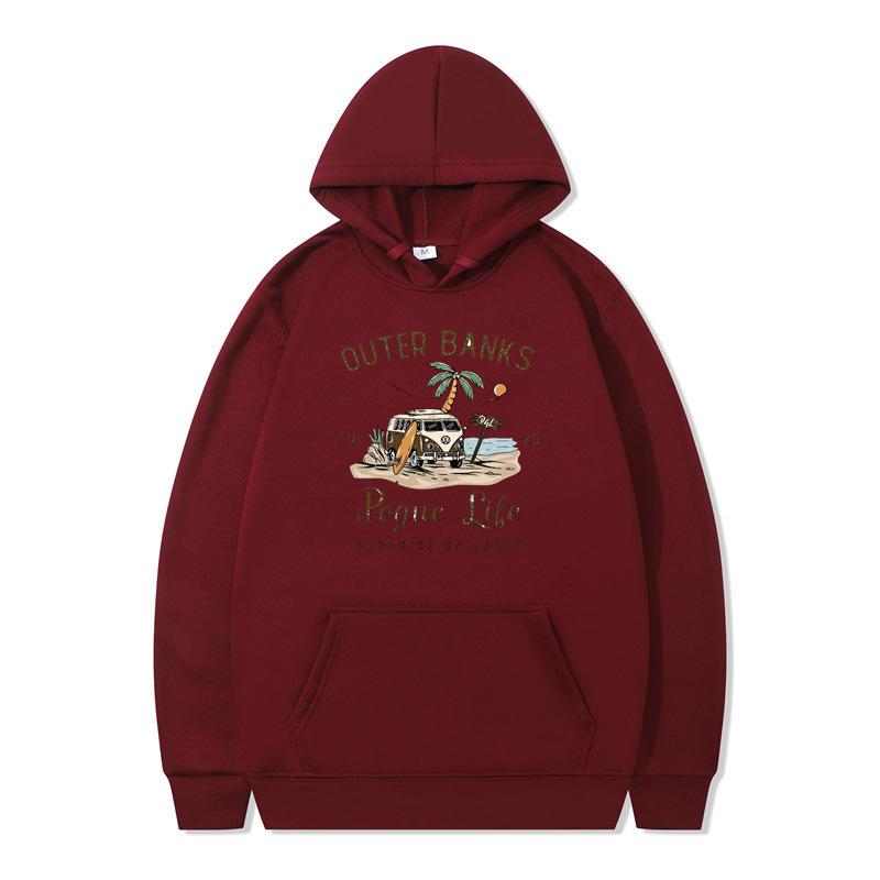 New College Style Pullover Hoodie for Men In Spring and Autumn Fashion, Trendy Outerwear, Instagram Brand for Women, Hip-hop