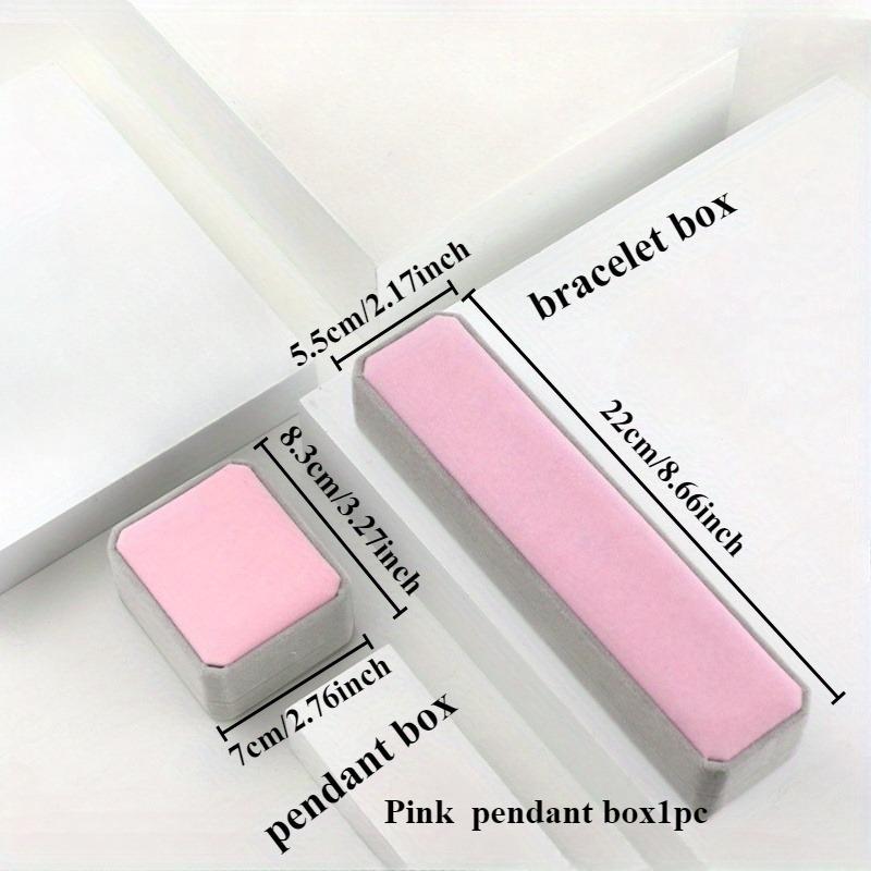 1PC multi-purpose jewelry box velvet box bead jewelry box ring box necklace box pendant box Christmas Halloween gift box