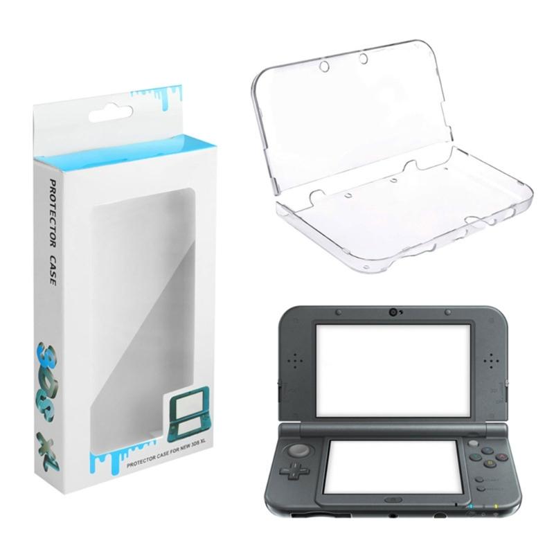 Transparent Hard PC Case Protective Cover Skin for New 3DS XL Game Console Clear Crystal Full Body Protectors Sleeve