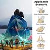 Exploring The Infinite Universe In No Mans Sky Gift Customizable Blanket Customize Your Name Comfortable Great For Sofa Couch Office Bed Picnics