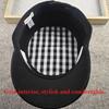 Sombrero de Copa Plano Cerrado por Detrás de Gran Tamaño 64 cm para Hombre Gorra Militar Ajustable Casual con Forro a Cuadros Gorras de Béisbol de Algodón Puro para Viaje