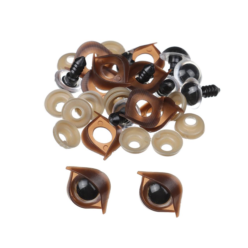 10pcs/5pairs High Quality Plastic  Parts Puppet Crystal Eye Dolls DIY Tools Eyes Crafts Bear Animal Accessories