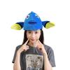 Marine animals, king thorn tail fish headgear, hat, photo props, cartoon headgear, performance props