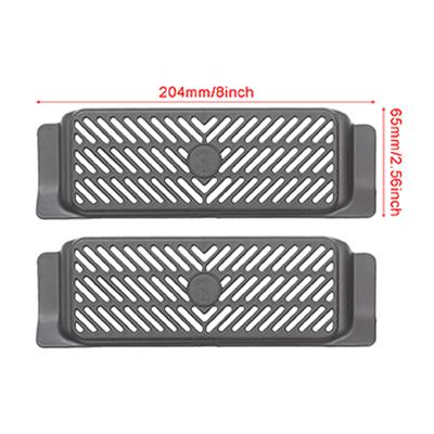 2Pcs Snap-fit Air Conditioning Protector Air Outlet Mask Under Seat Vent Protection Cover for Tesla Model Y 3 2017-2024