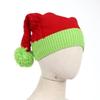 Knitted Fabric Knitted Santa Hat Crochet Design Holiday Knit Cap Winter Santa Hat  Christmas Party