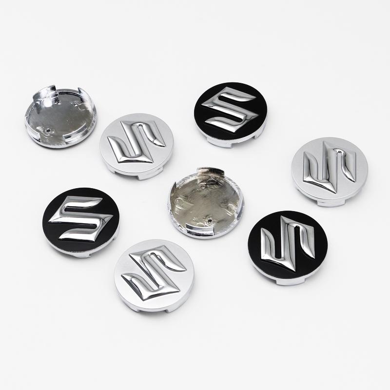 4 Stück 54mm ABS Auto Radnabenkappen Abdeckung Emblem Plakette Ersatz für Suzuki Swift SX4 Alto DZire Ignis Grand Vitara Dekor