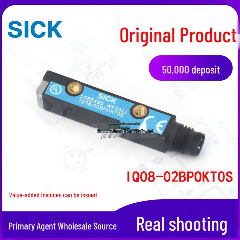 Proximity Sensor IQ08-02BPOKT0S 1055495, 3-Wire PNP, Normally Closed IQ08-02BPOKT0S