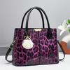 Leopard Print Handbag Tote Bag for Women 2025,Simple Luxury Shoulder Bag Crossbody Purse