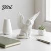Minimalist Shelf Decor Angel Cat Desk Ornament Matte White 3D Printing Figurine Healing Home Winged Sculpture for Office And Desktop PLA Material