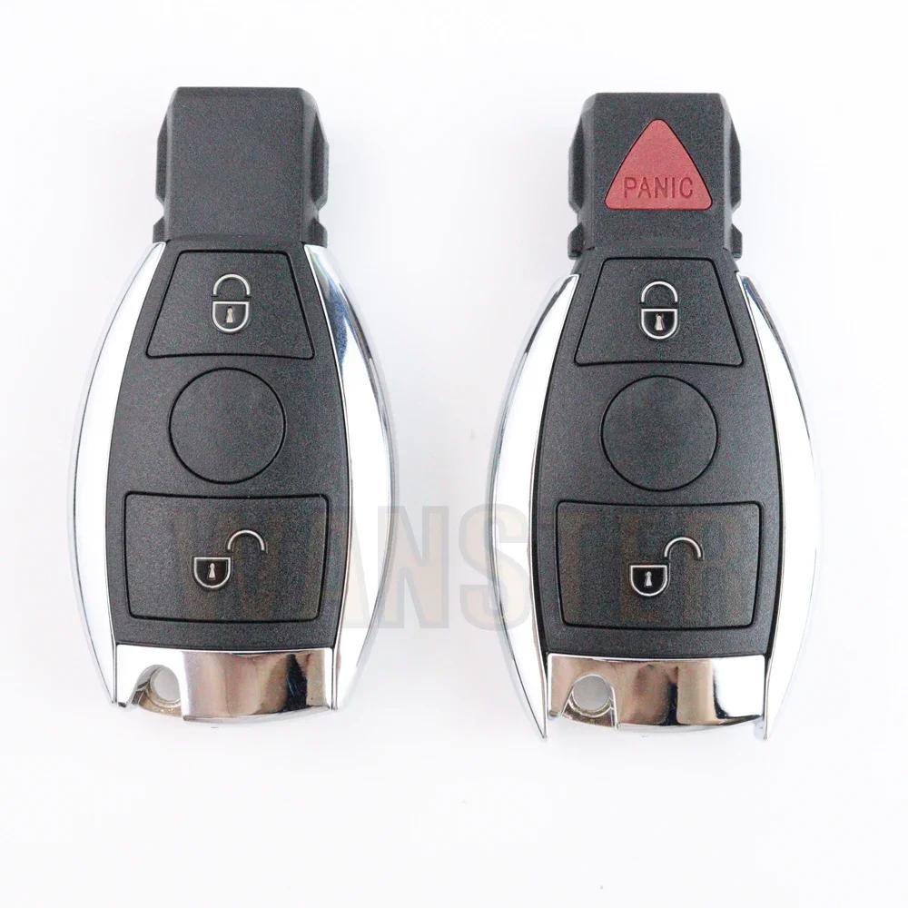 Custodia Guscio Chiave Auto 2 3 4 Pulsanti Per Mercedes Benz W210 W212 E63 W202 W207 Classe A/C/E/S W203 W204 W205 W211 W221 W222
