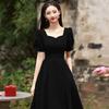 Elegant 2026 Women's Summer-Autumn Evening Gown: Slimming Dress for Banquets and Socialite Gatherings