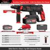 DELIXI Cordless Brushless Rotary Hammer Drill CN plug (adapter included)
