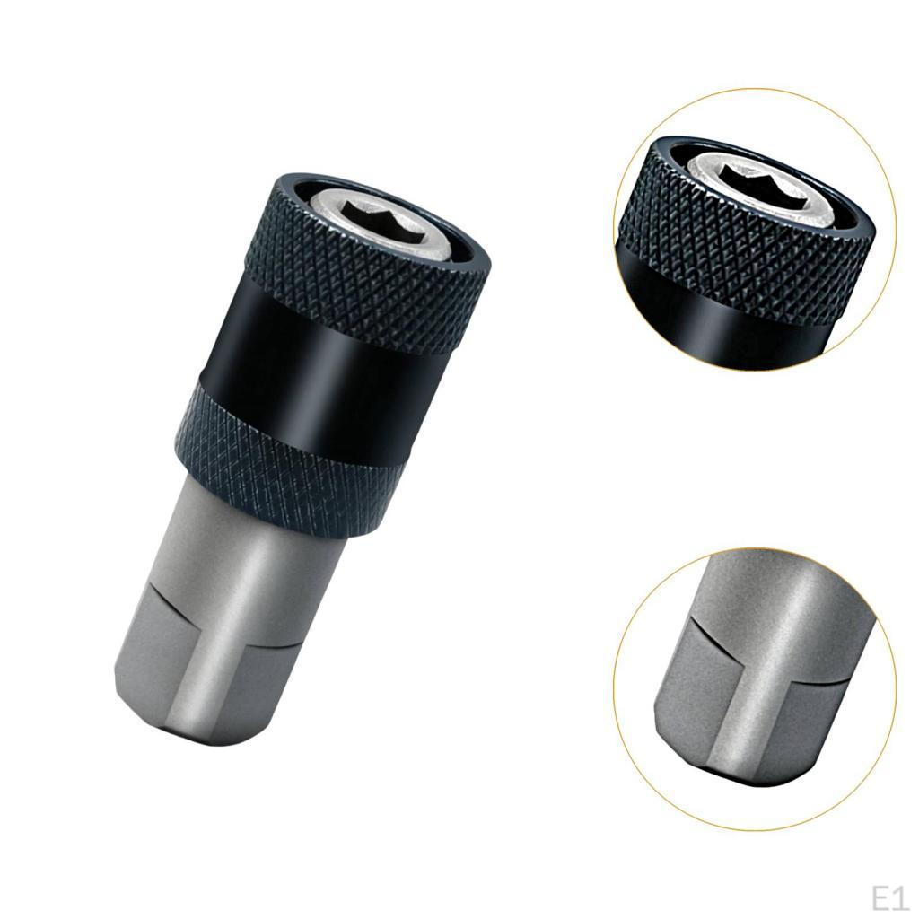 Screw Driver Bits Adapter 6.35mm Hex Shank Steel Holder Attachment for Home Fence Building