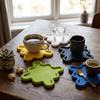 Flexible Mug Pad Thickened Heat‑proof  Pad No Strange Odor Cup Mat  Office Desktop Table