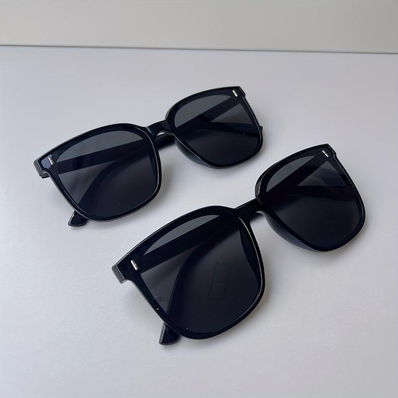 New Korean-Style Fashionable Oversized Black Glasses  Perfect for Those with a Larger Face Ideal for Driving And Outings