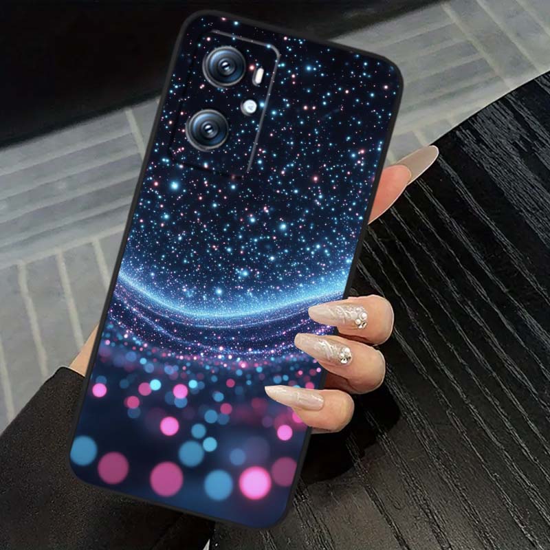 Shining creative patterns For OPPO Reno 5 6 7 A96 A40 A58 Realme GT A74 A78 Neo2 A74 A78 Find X5 X3 X7 X8 Black Phone Case